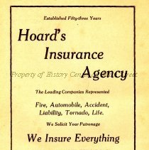 Hoard's Insurance Agency 1925