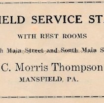 Mansfield Service Stations, C. Morris Thompson