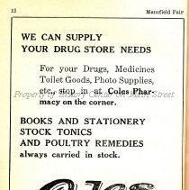 Coles Pharmacy 1931