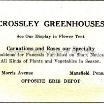 Crossley's Greenhouse