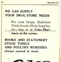 Coles Pharmacy, on the corner