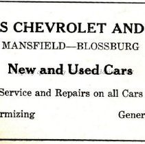Adams Chevrolet & Olds, Blossb urg & Mansfield
