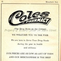 Coles Pharmacy, Two Registered Pharmacists