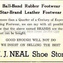 W. J. Neal Shoe Store
