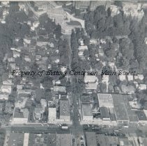 Aerial View showing part of downtown and part of college