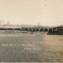 Grand Stand and Ball Ground at Smythe Park