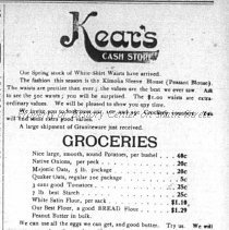 Kears, Groceries