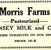 Morris Farms, Dairy