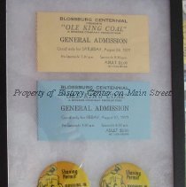 1971 Blossburg Centennnial souvenirs