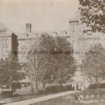 M.S.N.S. Gymnasium, Mansfield, Pa  - mislabled photo of NOrth Hall,