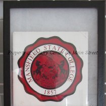 2 ceramic trivets MSC and MU