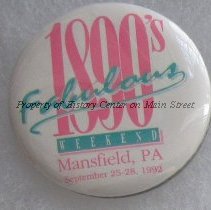 1992 1890s Commemortive Button