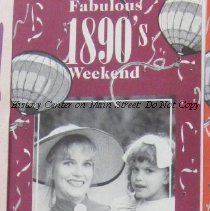 1993 1890s Button and Flyer