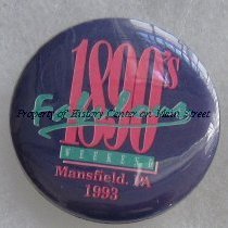 1993 1890s Button and Flyer