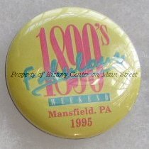 1995 1890s Button and Flyer