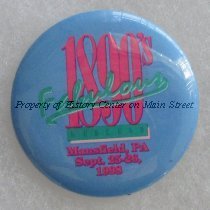 1998 1890s Button and Flyer