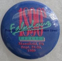 1999 1890s Button and Flyer
