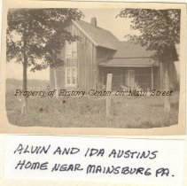Ida Cora Robbins "Austin" and Alvin Austin house near Mainesburg