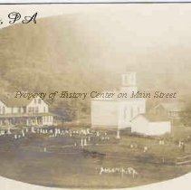 Ansonia PA , church and cemetery