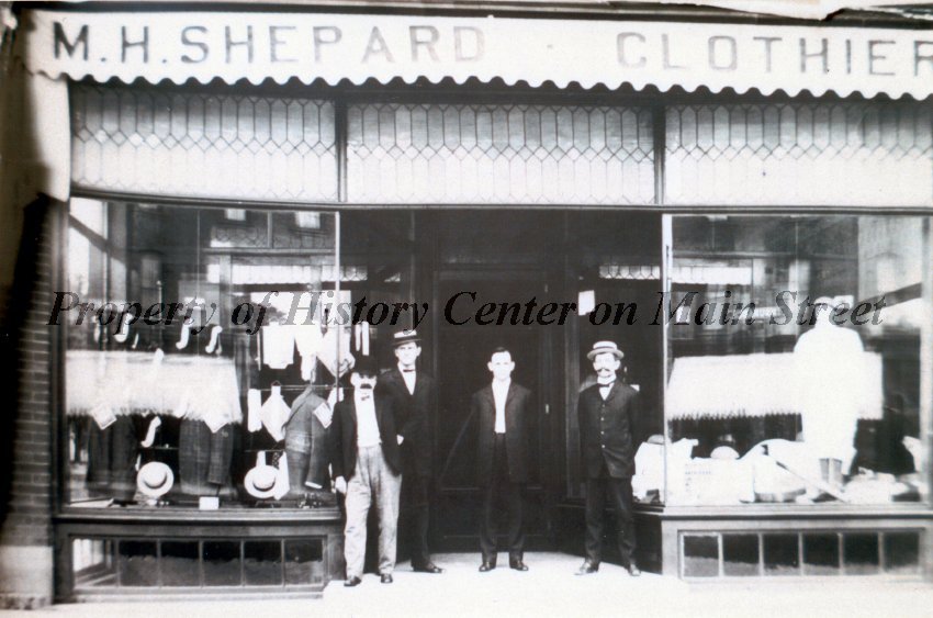 Shepard's Clothing in the ShepardBailey Building. History Center