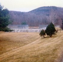 Ponding looking east from Extension Street
