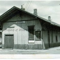 Mansfield Depot 1960s/70s. Railroad 1840