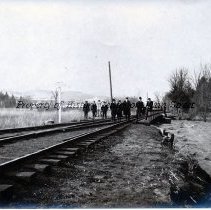 Erie Railroad north of the Mansfield station