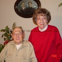 Betty Bunn and James H. Rieppel at home on Decker Street