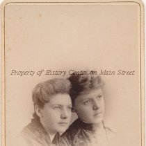 Mattie and Myra Williams MSNS 1888