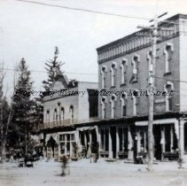 North Main Street, east side. Allen Block, Harness Shop