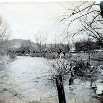 Tioga River Flooded in Spring 1936