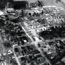 Mansfield Aerial Overview 1935