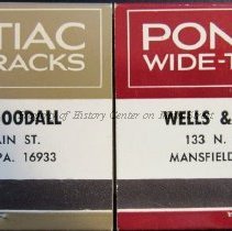 Wells & Goodall Matchbooks