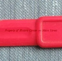 Red Plastic Letter Opener from Garrison Insurance Agency