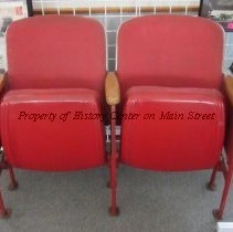 Red Theater seats from Twain
