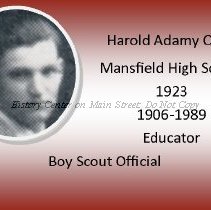 Harold Adamy Odell, MHS 1923