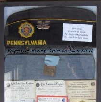 American Legion items belonging to Kenneth M. Brace