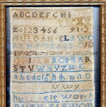 1787 Ellsworth Cross stitch sampler