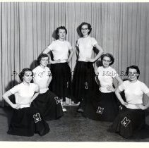 Mansfield High School 1949/50 Cheerleaders