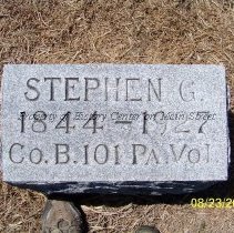 Stephen G. Mudge Tombstone
