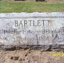 Charles L. Bartlett and Belva L. Robbins "Bartlett" Tombstone