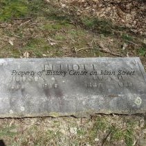 Judson A. Elliott and Ella Hillier Tombstone