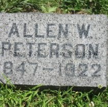 Allen W. Peterson Tombstone