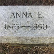 Anna E. Harkness Tombstone