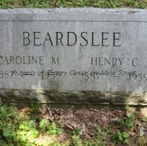 Henry C. Beardslee and Caroline McConnell Tombstone