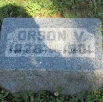Orson V. Elliott Tombstone