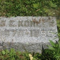C. E. Kohler Tombstone
