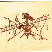 Mansfield Hook & Ladder Co., Fourth Annual Reception ticket