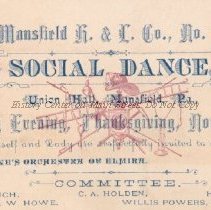 Mansfield Hook & Ladder Co., No. 1, ticket