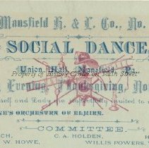 Mansfield Hook & Ladder Co., No. 1, ticket